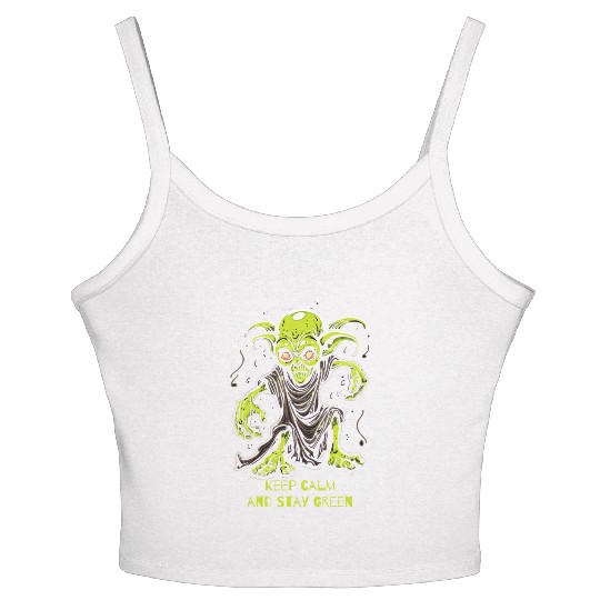 Keep Calm and Stay Green Goblin Women's Spaghetti Strap Tank Top