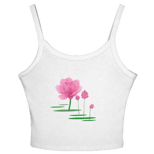 Lotus Tai Chi & Qi Gong Instructors & Practitioner Women's Spaghetti Strap Tank Top