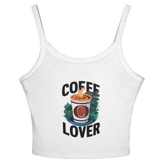 Coffee Lover Women's Spaghetti Strap Tank Top