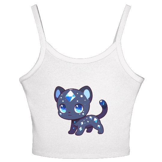 Sapphire Panther Women's Spaghetti Strap Tank Top