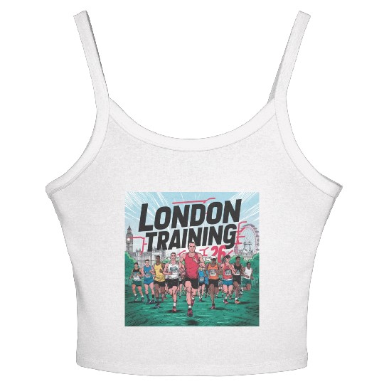 London Marathon by Kalam Women's Spaghetti Strap Tank Top