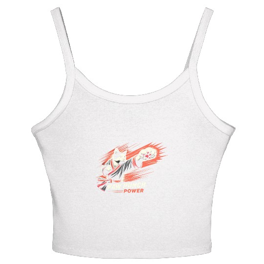 Kung Fu Chinese Kung Fu Asian Kung Fu Self defense Women's Spaghetti Strap Tank Top