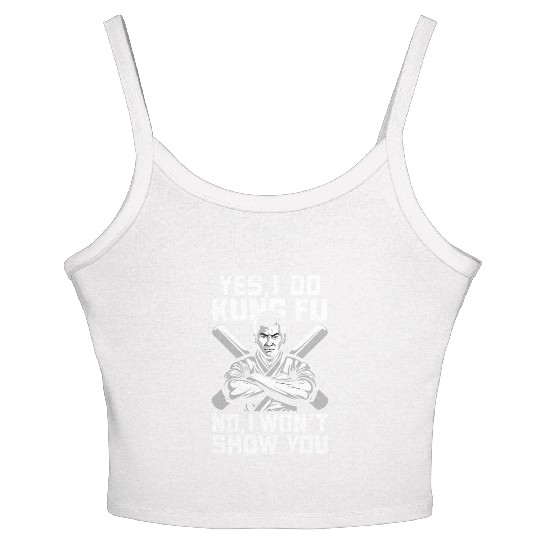 Kung Fu Chinese Kung Fu Asian Kung Fu Self defense Women's Spaghetti Strap Tank Top