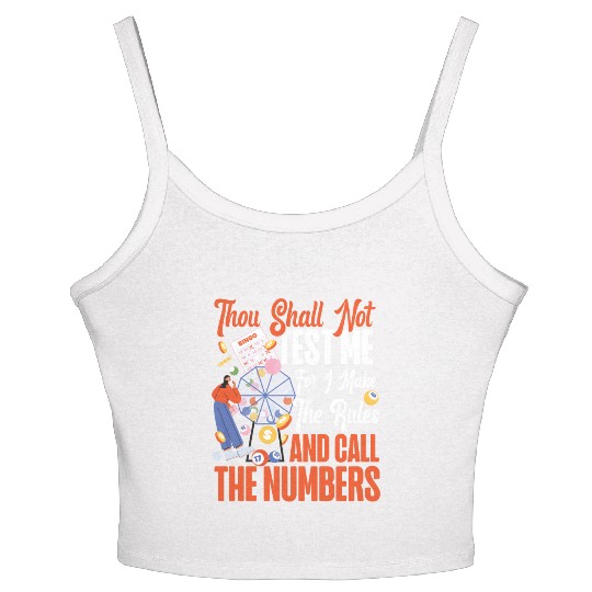 Bingo Player Bingo Caller Thou Women's Spaghetti Strap Tank Top