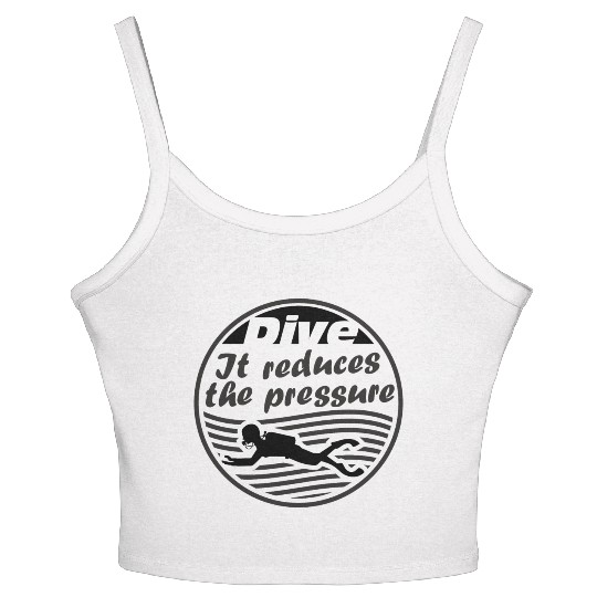 Scuba Diving Inspiration Women's Spaghetti Strap Tank Top