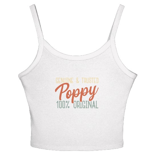 Poppy Genuine Trusted Original Women's Spaghetti Strap Tank Top
