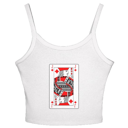 jack Playing card Women's Spaghetti Strap Tank Top