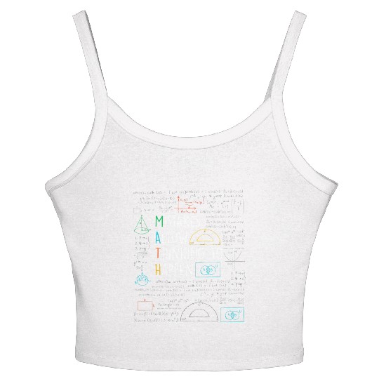 Mistakes Allow Thinking to Happen Math Teacher Women's Spaghetti Strap Tank Top
