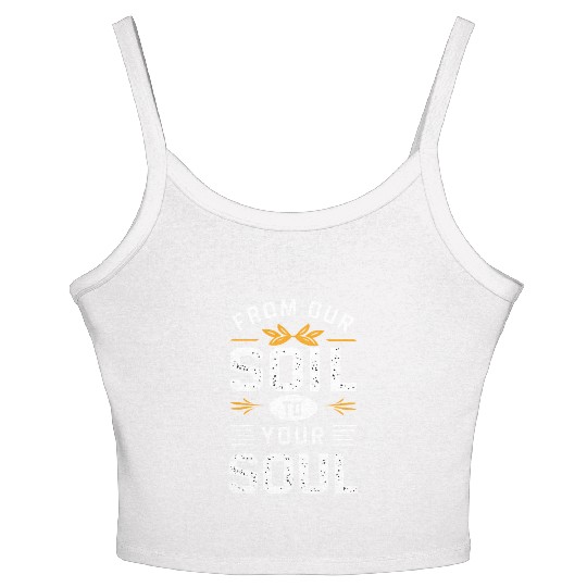 Farmers Market Farmer Agriculture Farming Food Women's Spaghetti Strap Tank Top