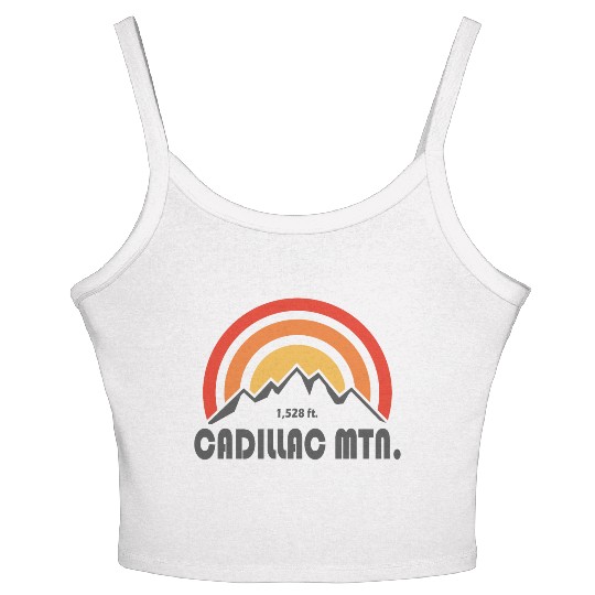 Cadillac Mountain Acadia National Park Women's Spaghetti Strap Tank Top