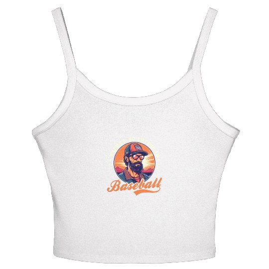 4th Of July Baseball Coach No Crying In Baseball Women's Spaghetti Strap Tank Top