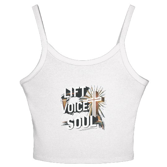 Prayer Songs Jesus Christ Religious Music Praise Women's Spaghetti Strap Tank Top