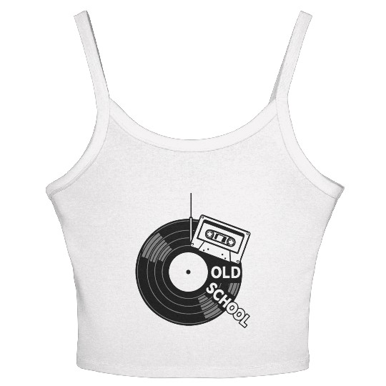 Old School Women's Spaghetti Strap Tank Top