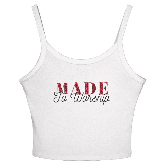 Made to worship Women's Spaghetti Strap Tank Top