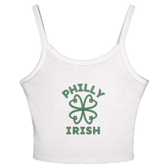 Philly Irish Philadelphia St.Patrick's Day Parad Women's Spaghetti Strap Tank Top
