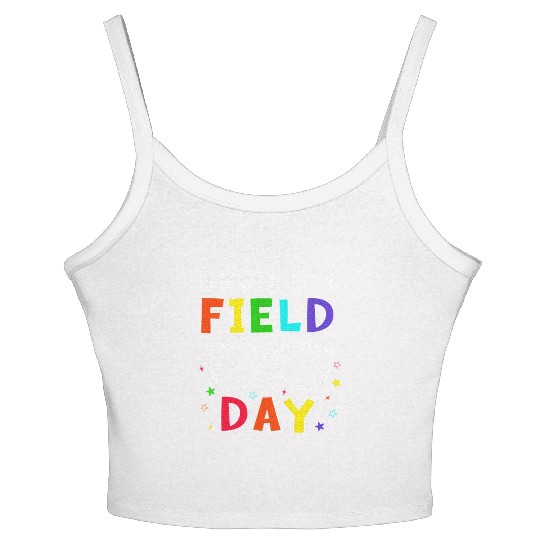 Bruh It's Field Day for Teacher Boys Women's Spaghetti Strap Tank Top