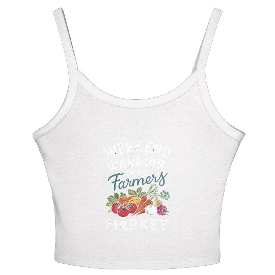 Farmers Market Farmer Agriculture Farming Food Women's Spaghetti Strap Tank Top