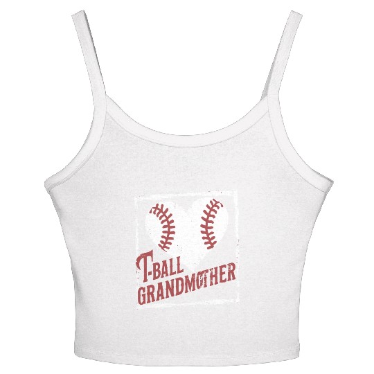 Baseball Grandma Grandmother Grandparents Day Women's Spaghetti Strap Tank Top