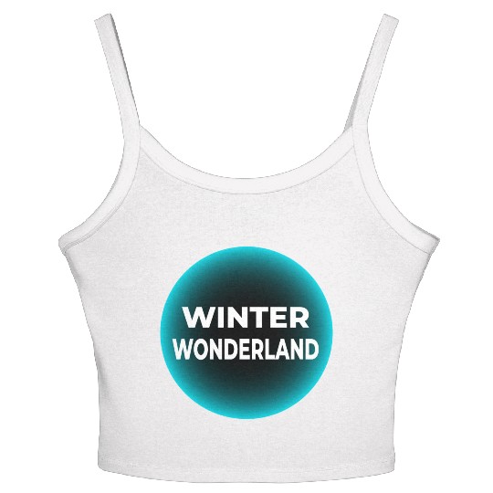 Winter Wonderland Women's Spaghetti Strap Tank Top