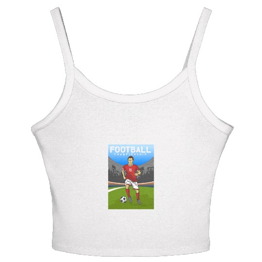 football championship Women's Spaghetti Strap Tank Top