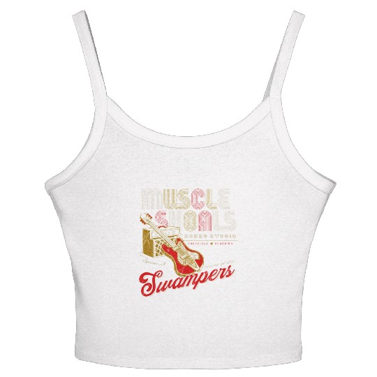 Muscle Shoals Sound Guitar Music Lovers Women's Spaghetti Strap Tank Top