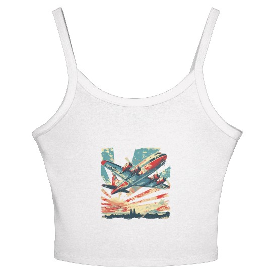 aircraft, weapon, war, yankee lady, b 17 Women's Spaghetti Strap Tank Top