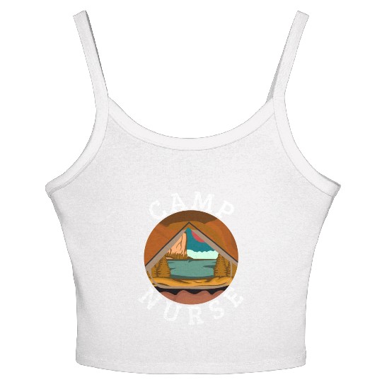 Summer Camp Nurse Women Women's Spaghetti Strap Tank Top