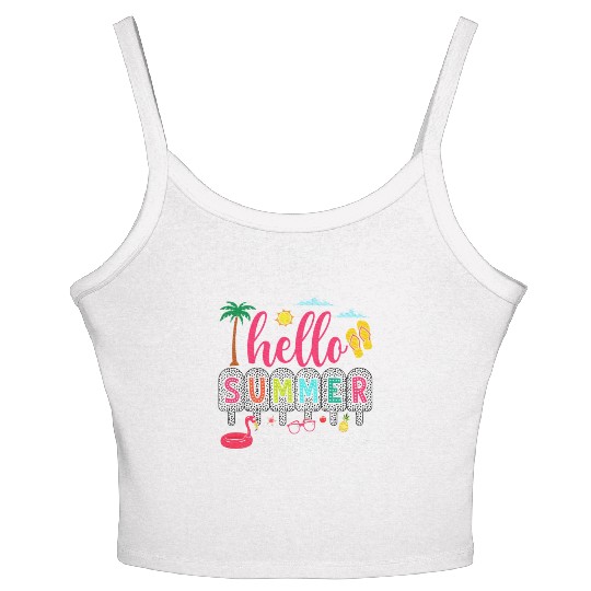 Happy Last Day of School Teacher Women's Spaghetti Strap Tank Top