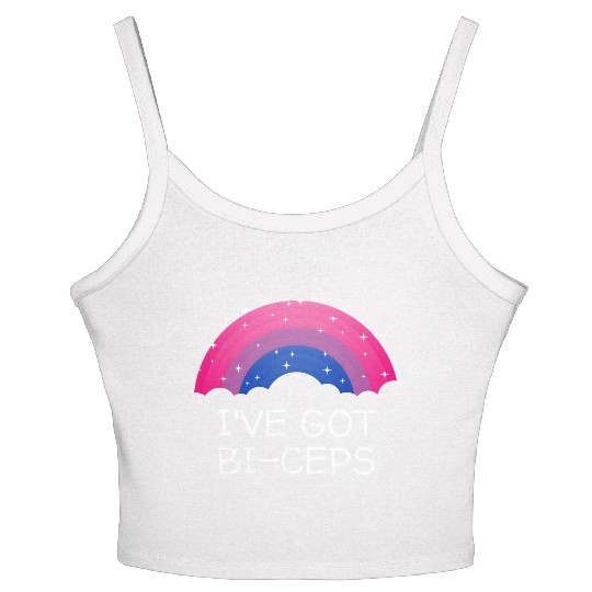 Ive Got Bi Ceps Bisexual LGBTQ Bi Pride LGBT Worko Women's Spaghetti Strap Tank Top