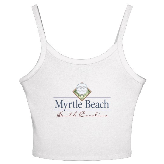Myrtle Beach Golf South Carolina Women's Spaghetti Strap Tank Top