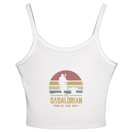 The Dadalorian And Son vintage Women's Spaghetti Strap Tank Top