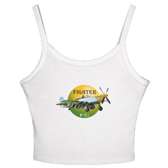 P-51 Women's Spaghetti Strap Tank Top