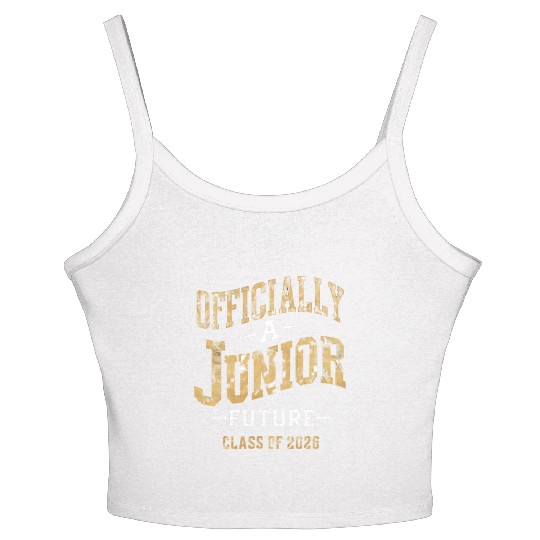 Officially A Junior Future Class of 2026 Women's Spaghetti Strap Tank Top