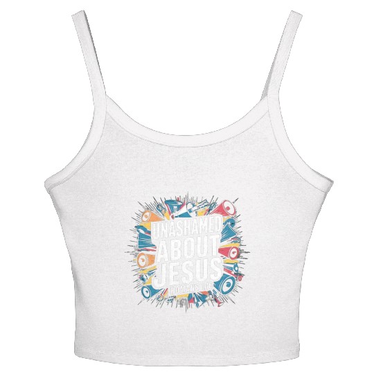 Unashamed About Jesus Women's Spaghetti Strap Tank Top
