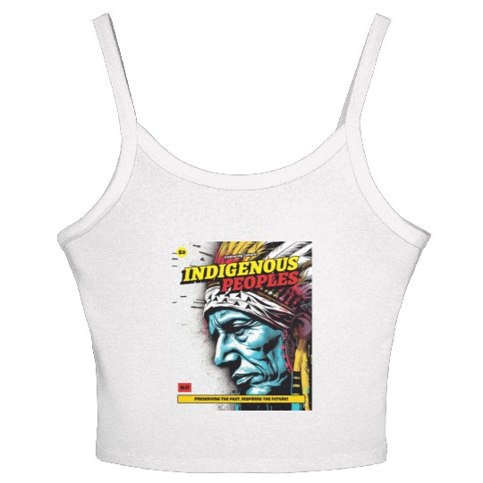 Indigenous Peoples Embracing Culture Women's Spaghetti Strap Tank Top