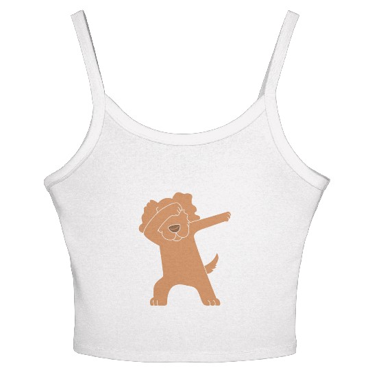 Funny Dog Dabbing Pet Lover Boykin Spaniel Women's Spaghetti Strap Tank Top
