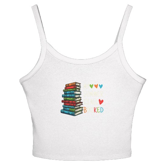 My Summer Is All Booked Book Reading Book lover Women's Spaghetti Strap Tank Top