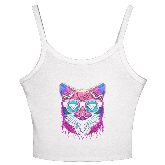 Japanese Vaporwave Aesthetic Clothes Premium Women's Spaghetti Strap Tank Top