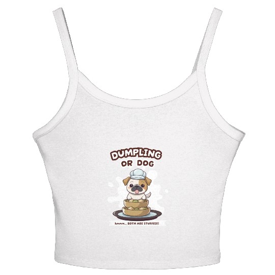 Dumpling or Dog Women's Spaghetti Strap Tank Top