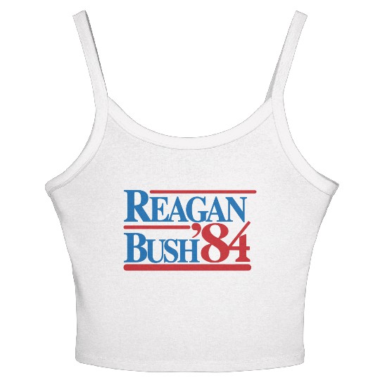 REAGAN BUSH 84 Classic Women's Spaghetti Strap Tank Top