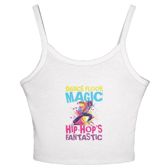 Dance Floor Magic Hip Hop's Fantastic Women's Spaghetti Strap Tank Top