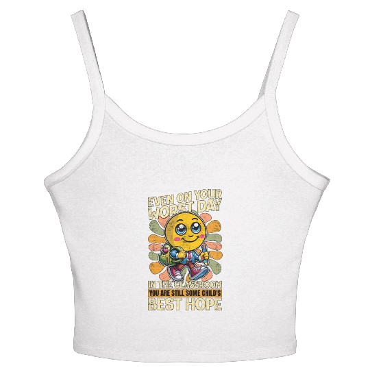 Literature Teacher Even On Your Worst Day Educator Women's Spaghetti Strap Tank Top