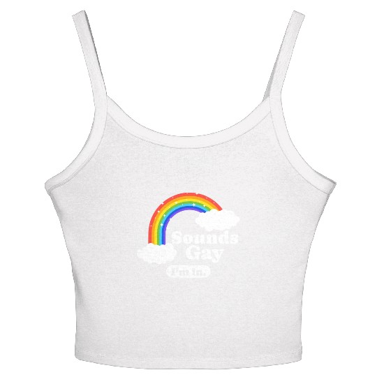 Gender Lesbians, Gays, Trans, Queer Outfit Rainbow Women's Spaghetti Strap Tank Top
