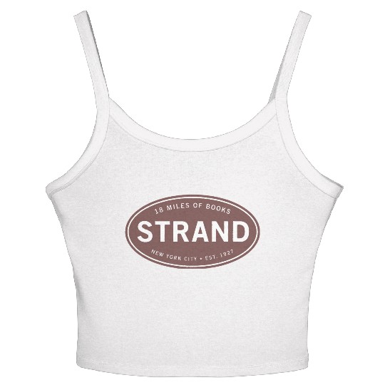 STRAND BOOK STORE NEW York city Women's Spaghetti Strap Tank Top