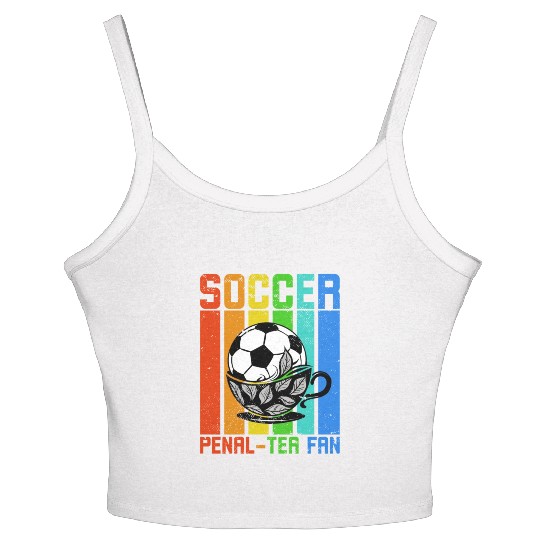Soccer Penal-Tea Fan Women's Spaghetti Strap Tank Top