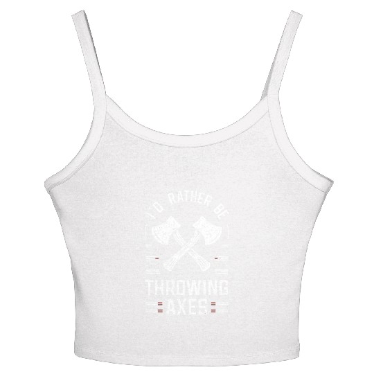 Axe Throwing Enthusiasts Championship Precision Women's Spaghetti Strap Tank Top