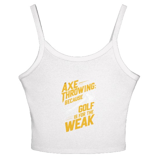 Axe Throwing Enthusiasts Championship Precision Women's Spaghetti Strap Tank Top