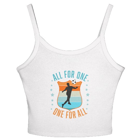 Soccer Team Spirit Women's Spaghetti Strap Tank Top