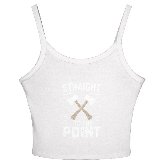 Axe Throwing Enthusiasts Championship Precision Women's Spaghetti Strap Tank Top