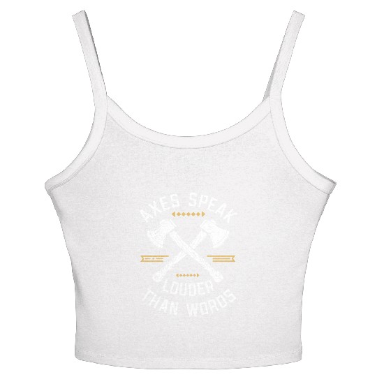 Axe Throwing Enthusiasts Championship Precision Women's Spaghetti Strap Tank Top